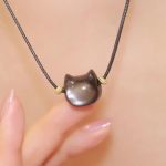 Buddha Stones Gold Sheen Obsidian Silver Sheen Obsidian Lovely Paw Lucky Cat Protection Bracelet Bracelet BS 40