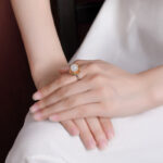 Buddha Stones 925 Sterling Silver White Jade Cyan Jade Lotus Flower Success Ring Ring BS 2