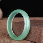 Buddha Stones Natural Jade Luck Healing Prosperity Bangle Bracelet Bracelet Bangle BS 6