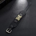 Buddha Stones Lucky Tree Of Life Balance Leather Bracelet Bracelet BS 6
