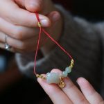 Buddha Stones Chinese Zodiac Tiger Jade Prosperity Red String Bracelet Bracelet BS Chinese Zodiac Tiger&Jade(Wrist Circumference 14-16cm)