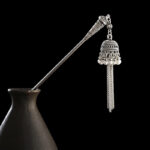 Buddha Stones Water Drop Lily of the Valley Flowers Tassels Confidence Hairpin Hairpin BS Lily of the Valley