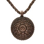 Six True Words Love Peace Flower Pattern Necklace (Extra 35% Off | USE CODE: FS35) Necklaces & Pendants BS 16