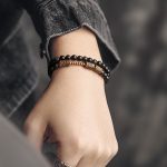 Buddha Stones Rainbow Obsidian Copper Love Double Wrap Bracelet Bracelet BS 8