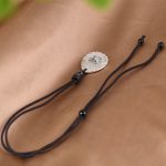 Buddha Stones Vintage 999 Sterling Silver Yin Yang Bagua Water Drop Design Balance Harmony Necklace Pendant Necklaces & Pendants BS 5