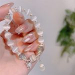 Buddha Stones Cat's Eye Moonstone Butterfly Star Charm Support Bracelet Bracelet BS 3