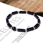Buddha Stones Natural Crystal Amethyst Tiger Eye Spiritual Balance Bracelet Bracelet BS 19