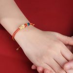 Buddha Stones 999 Sterling Silver Luck Year Of The Dragon Colorful Rope Bracelet Bracelet BS 5