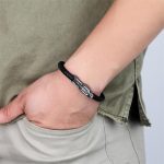 Dragon Leather Titanium Steel Luck Braided Bracelet Bangle (Extra 30% Off | USE CODE: FS30) Bracelet BS 2