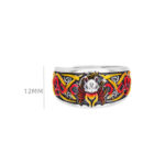 Buddha Stones 999 Sterling Silver Nine Tailed Fox Success Protection Ring Ring BS 4