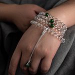 Buddha Stones 108 Beads White Crystal Jade Meditation Bracelet Mala Mala Bracelet BS 2