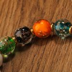 Buddha Stones Tibetan Incense Ash Porcelain Luminous Fluorescent Liuli Glass Bead Gourd Copper Coin Charm Peace Bracelet Bracelet BS 5