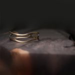 Buddha Stones Vintage Curved Copper Brass Wealth Adjustable Cuff Bracelet Bangle Bracelet Bangle BS 8