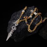 Buddha Stones Tibetan Handmade 925 Sterling Silver Dorje Vajra Om Mani Padme Hum Feather Strength Necklace Pendant Necklaces & Pendants BS Dorje/Vajra(Enlightenment♥Spiritual Power)
