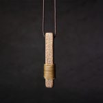 Buddha Stones Vintage Textured Design Copper Wealth Necklace Pendant Necklaces & Pendants BS 3