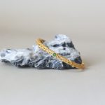 Buddha Stones Cyan Jade Copper Auspicious Clouds Calm Healing Bracelet Bangle Bracelet Bangle BS 2