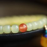 Natural Hetian Jade Pumpkin Amber Red Agate Crystal Prosperity Bracelet Bracelet BS 10