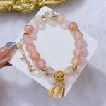 Buddha Stones Glass Bead Dream Catcher Protection Charm Bracelet Bracelet BS 2