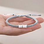 Buddha Stones Bamboo Pattern Healing Couple Rope Bracelet Bracelet BS 16