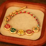 Buddha Stones Tibetan Five God Of Wealth Colorful Rope Braided Luck Bracelet Bracelet BS 11