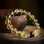 Buddha Stones Natural Citrine Double PiXiu Tiger Eye Prosperity Protection Bracelet Bracelet BS 3