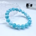 Buddha Stones Natural Larimar Wisdom Confidence Bracelet Bracelet BS 2