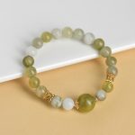 Buddha Stones Green Grape Color Jade Abundance Bracelet Bracelet BS 4
