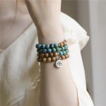 Buddha Stones 108 Meditation Healing Multilayer Mala Mala Bracelet BS 3