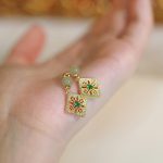 Buddha Stones Natural Hetian Jade Bead Square Pattern Luck Chain Bracelet Bracelet BS 5