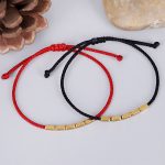 Buddha Stones Handcrafted Copper Bead Protection Braided String Bracelet Bracelet BS 1