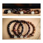 Buddha Stones Ebony Green Sandalwood Black Rosewood Bamboo Peace Bracelet