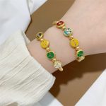 Buddha Stones Tibetan Five God Of Wealth Copper Beads Luck Bracelet Bracelet BS 9