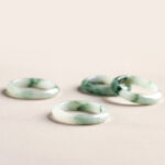 Buddha Stones Natural Green Jade Luck Abundance Ring Ring BS 7