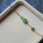 Buddha Stones Green Chalcedony Koi Fish Courage Strength Bracelet Bracelet BS 5
