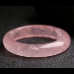 Buddha Stones  Natural Rose Quartz Love Caring Bracelet Bangle Bracelet Bangle BS 7