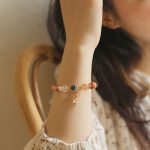 Buddha Stones Natural Multicolored Rutilated Quartz Eight-pointed Star Flower Wealth Bracelet Bracelet BS 3