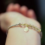 Buddha Stones 925 Sterling Silver Natural Jade Gourd Rutilated Quartz Fu Character Luck Braid Bracelet Bracelet BS 9