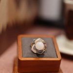 Buddha Stones 925 Sterling Silver Plated Gold Posts Hetian White Jade Tridacna Stone Camellia Flower Luck Necklace Pendant Ring Earrings Bracelet Necklaces & Pendants BS 4