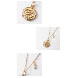 ❗❗❗A Flash Sale- Buddha Stones 925 Sterling Silver Tridacna Stone Year of the Dragon Fu Character Luck Strength Necklace Pendant Necklaces & Pendants BS 5