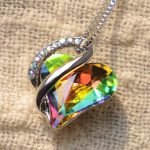 Buddha Stones Love Heart Birthstone Healing Energy Necklace Pendant Necklaces & Pendants BS 46