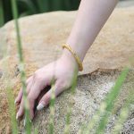 Buddha Stones Cyan Jade Copper Auspicious Clouds Calm Healing Bracelet Bangle Bracelet Bangle BS 10