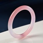 Buddha Stones Pink Crystal Love Warmth Bracelet Bangle Bracelet BS Round 60-62mm