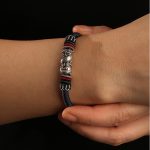 Buddha Stones Handmade 925 Sterling Silver Year Of The Dragon Auspicious Dragon Luck Rope Bracelet Bracelet BS 7