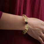 Buddha Stones Natural Citrine Double PiXiu Tiger Eye Prosperity Protection Bracelet Bracelet BS 9