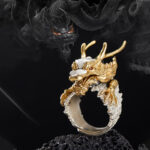 Buddha Stones 925 Sterling Silver Dragon Luck Success Protection Adjustable Ring Pendant Ring BS 1