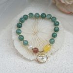 Buddha Stones Jade Sea shell Ruyi Lock Luck Bracelet Bracelet BS main