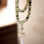 Buddha Stones Natural 108 Mala Beads Bodhi Seed Lotus Engraved Wisdom Tassel Bracelet Mala Bracelet BS 2