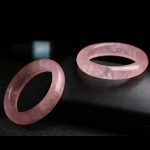 Buddha Stones  Natural Rose Quartz Love Caring Bracelet Bangle Bracelet Bangle BS 6