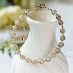 Buddha Stones Natural Moonstone 14K Gold Healing Positive Bracelet Bracelet BS 1