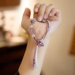 Buddha Stones Natural Fluorite Amethyst Silver Sheen Obsidian Tiger's Eye Protection Rope Bracelet Bracelet BS 3